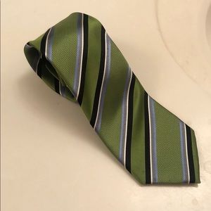 Green Striped Tie